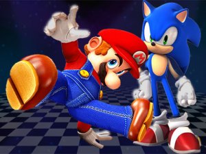 Mario Sonic Rhythm Dance