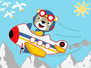 Airplane Memory Coloring Game