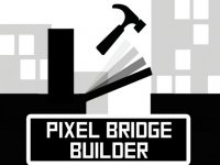 Pixel Bridge Builder Puzzle