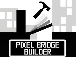 Pixel Bridge Builder Puzzle