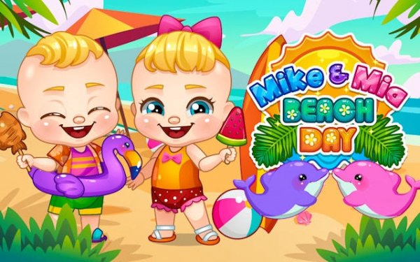 Mike And Mia Beach Day - Fun Beach Games for Kids Online