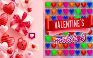 Hearts Match 3 Puzzle