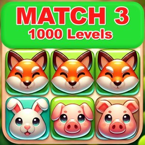 Jungle Animal Match Puzzle