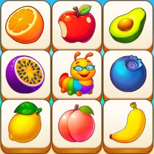 Fruit Pair Match Tile Puzzle