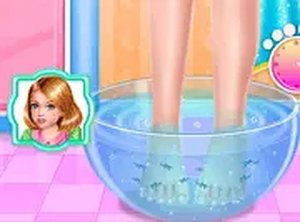 Gentle Foot Care and Polish Play